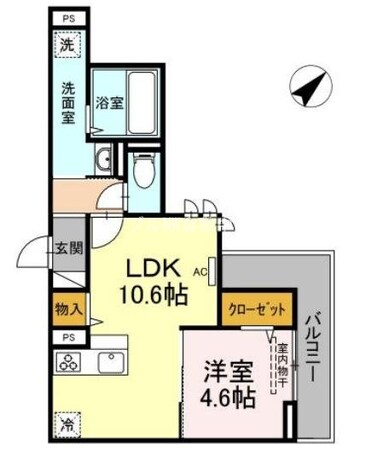 RESIDENCE阿知の物件間取画像